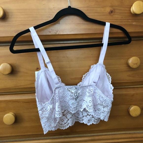UO Lilac Lace Bralette Size L - Picture 3 of 5